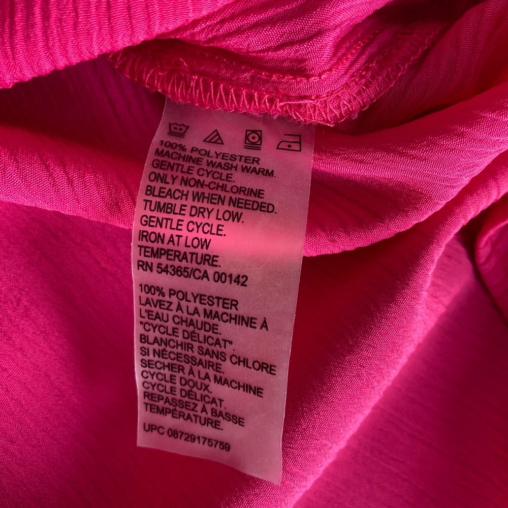 Sold-Women's Alia Button-Up Shirt Pink - Picture 8 of 8